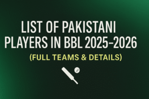 bbl pakistani players