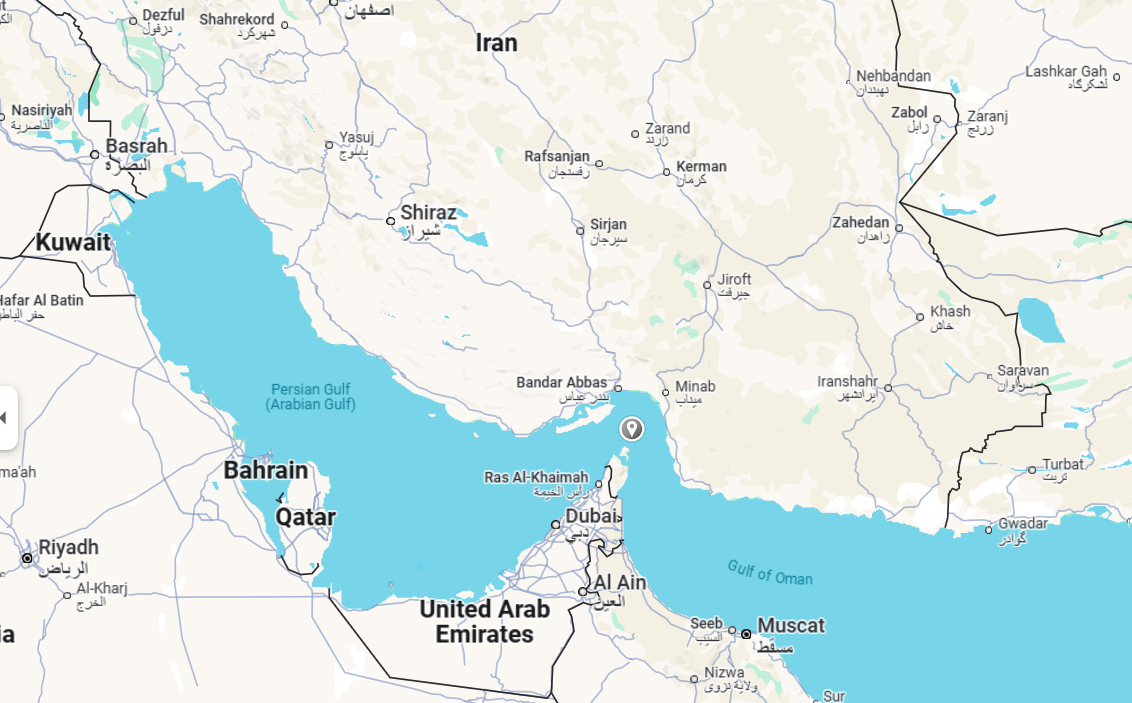 Strait of Hormuz Map